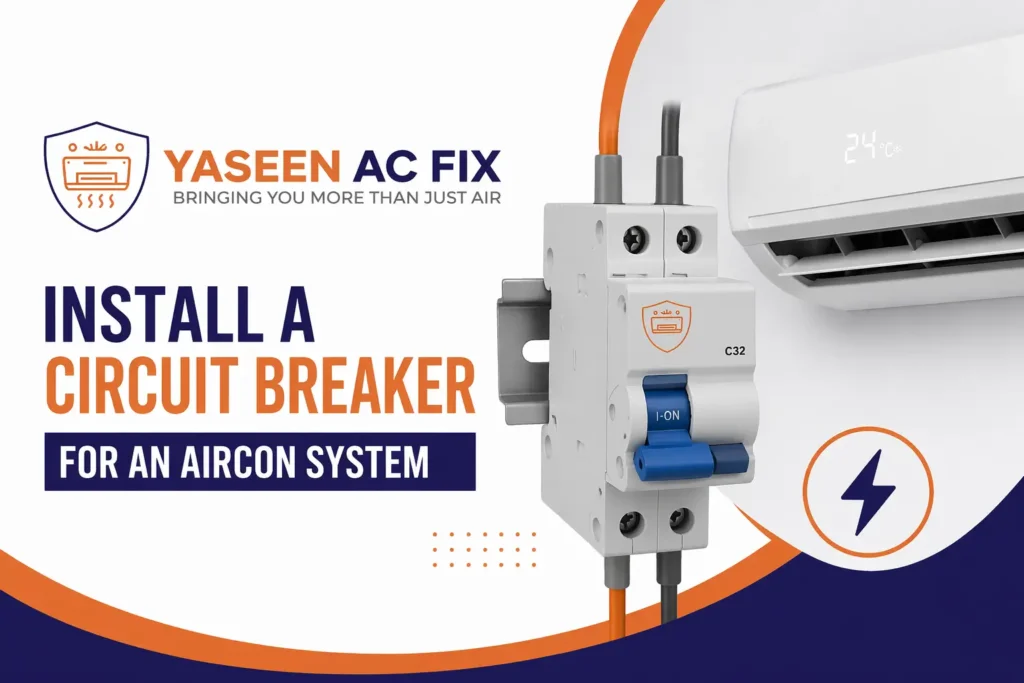 Install a Circuit Breaker for Aircon System Safely - Yaseen Ac Fix