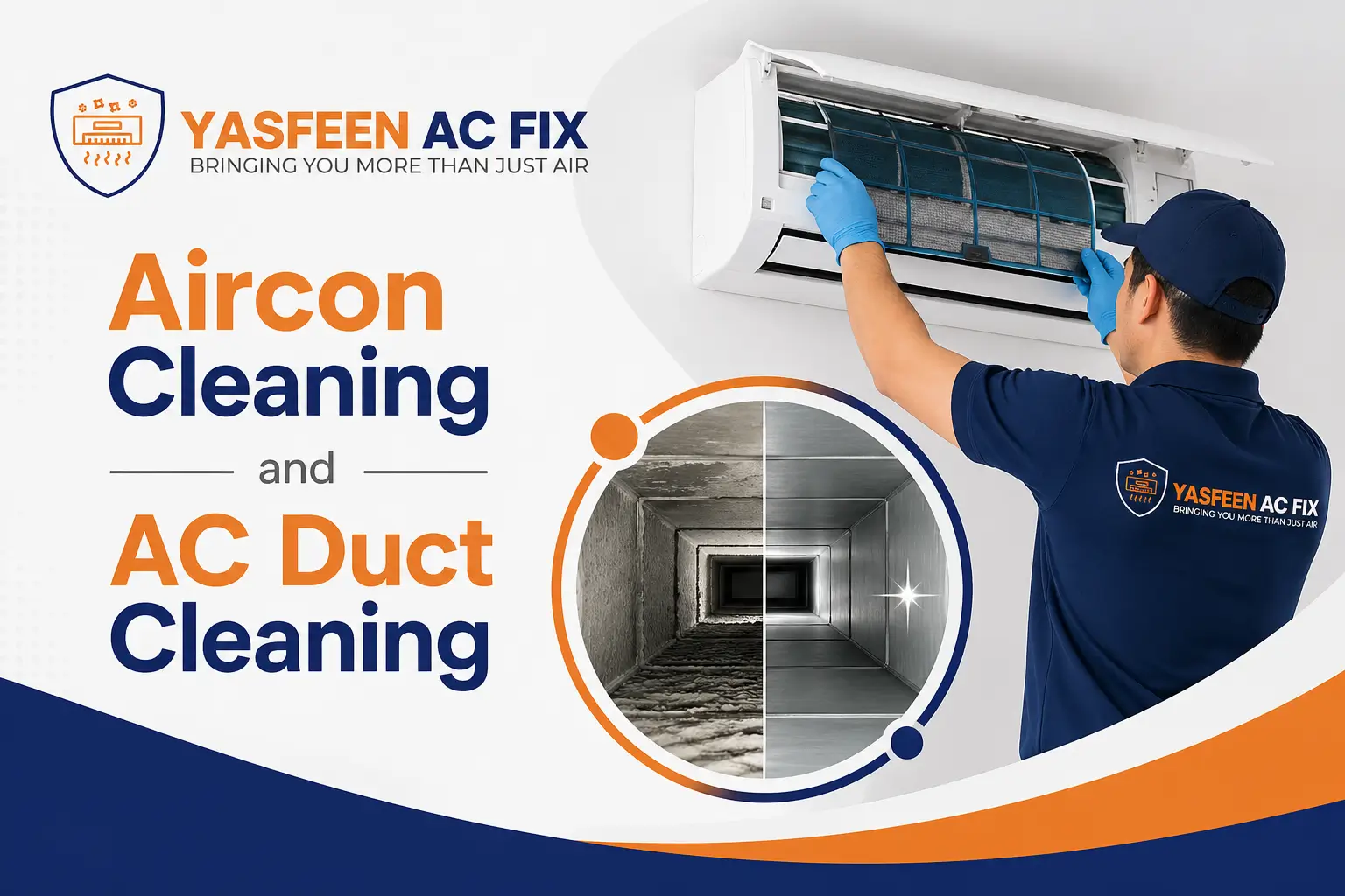 Aircon Cleaning and AC Duct Cleaning Service Yaseen Ac Fix