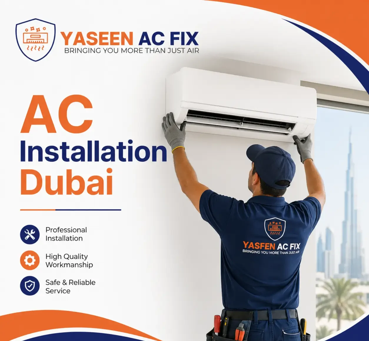 AC Installation Dubai - Yaseen AC Fix