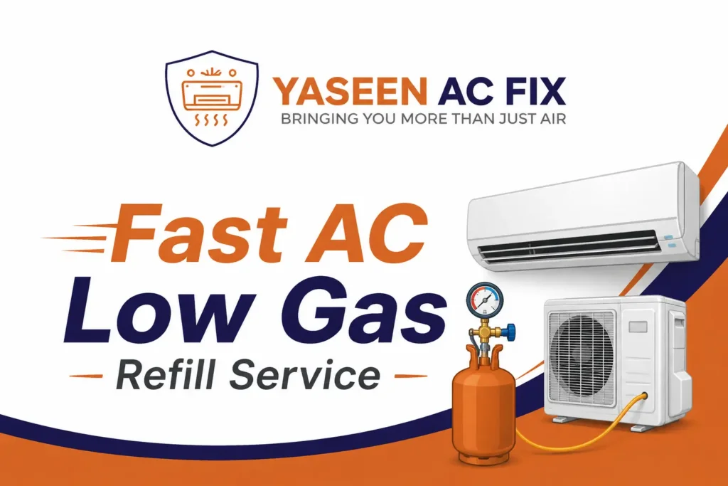 Gas Refill Service in Dubai - Yaseen Ac Fix